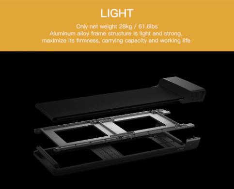 New Space Saving Foldable WalkingPad Treadmill A1 for Home/Office - Thehealthyrush