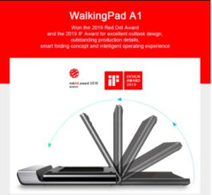 New Space Saving Foldable WalkingPad Treadmill A1 for Home/Office - Thehealthyrush