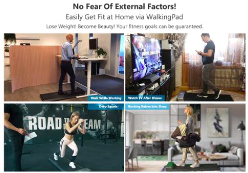 New Space Saving Foldable WalkingPad Treadmill A1 for Home/Office - Thehealthyrush