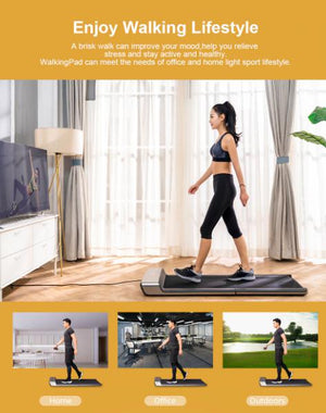 Foldable Treadmill WalkingPad A1 for better cardiovascular health while at home doing work or hobbies (Xiaomi) - Thehealthyrush