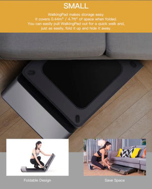 Foldable Treadmill WalkingPad A1 for better cardiovascular health while at home doing work or hobbies (Xiaomi) - Thehealthyrush