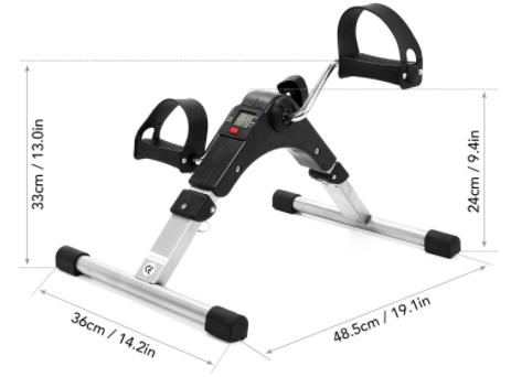 Mini Portable Folding Pedal exercise bike - Thehealthyrush