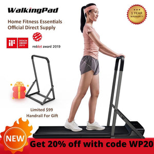 New Foldable space saving WalkingPad Treadmill Upgraded A1 Pro - Thehealthyrush