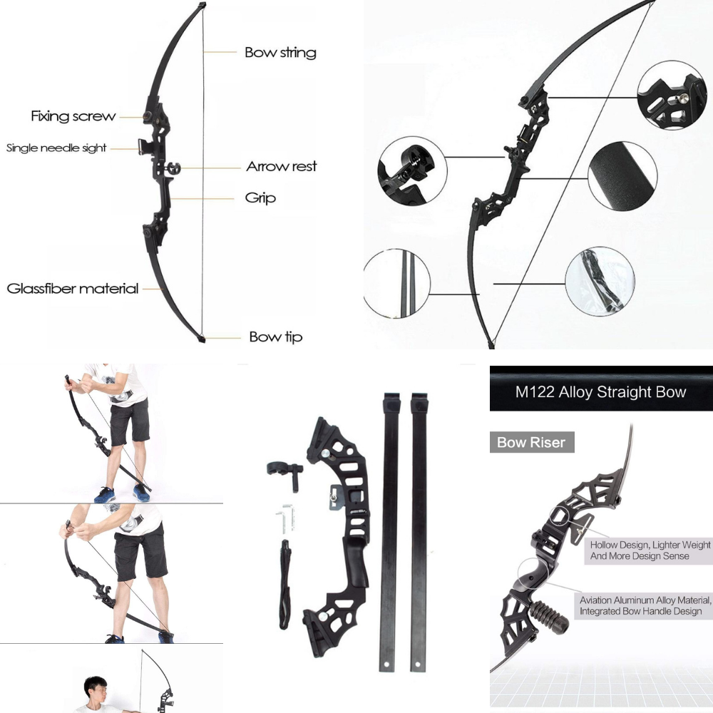 30-50lbs Professional Bow For Outdoor Hunting & Shooting