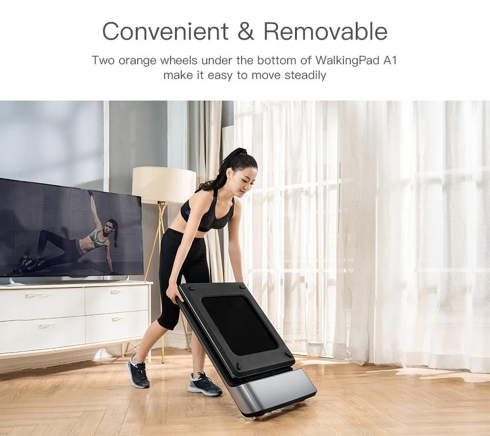 Hot New Foldable Treadmill WalkingPad A1 for better cardiovascular health while at home doing work or hobbies - Thehealthyrush