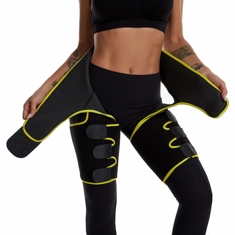 Women Waist Trainer Belt (Butt Lifter, Leg Sweat Shaper, and Thigh Trimmers) - Thehealthyrush