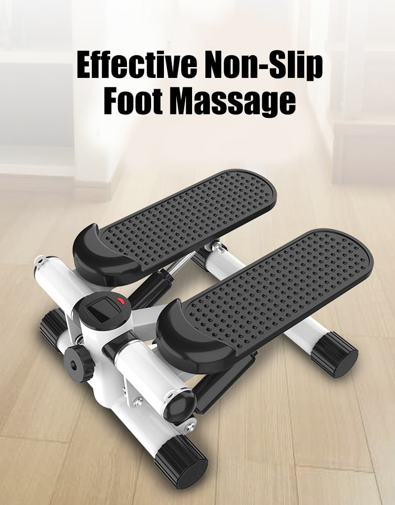 Mini Stepper Exercise Machine with Resistance Bands and LCD Monitor - Thehealthyrush