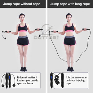 Outtobe Smart Jump Rope with Anti-Slip Hand Grip and LCD Screen (Two Modes) - Thehealthyrush