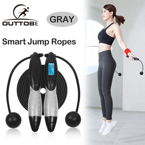 Outtobe Smart Jump Rope with Anti-Slip Hand Grip and LCD Screen (Two Modes) - Thehealthyrush