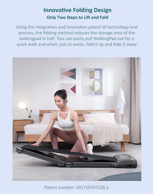 New Space Saving Foldable WalkingPad Treadmill A1 for Home/Office - Thehealthyrush
