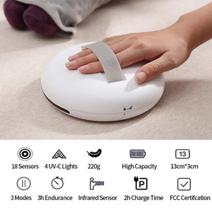 First UV Bacteria Killing Robot CleanseBot for bed, home, & travel UV sterilization & mite killer🥇 - Thehealthyrush