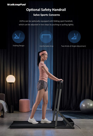 New Foldable space saving WalkingPad Treadmill Upgraded A1 Pro - Thehealthyrush