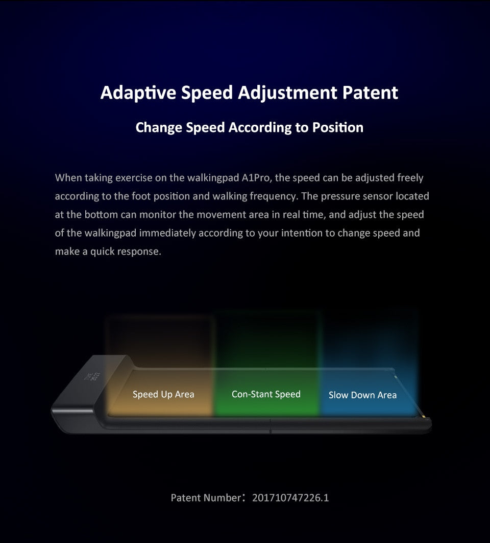 New Foldable space saving WalkingPad Treadmill Upgraded A1 Pro - Thehealthyrush