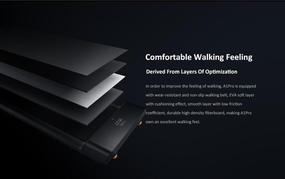 New Foldable space saving WalkingPad Treadmill Upgraded A1 Pro - Thehealthyrush