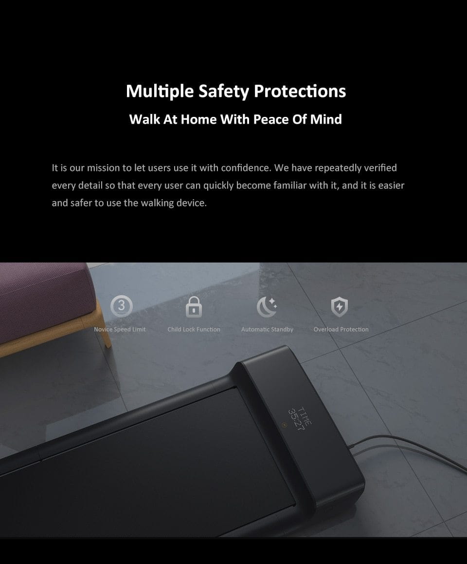 New Foldable space saving WalkingPad Treadmill Upgraded A1 Pro - Thehealthyrush