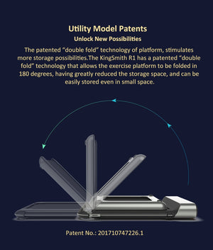 WalkingPad R1 Pro Foldable Treadmill Speed 0.5-10Km/H Running & Walking with handrail (Xiaomi) - Thehealthyrush