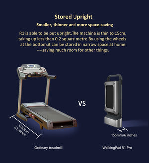 WalkingPad R1 Pro Foldable Treadmill Speed 0.5-10Km/H Running & Walking with handrail (Xiaomi) - Thehealthyrush