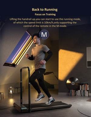 WalkingPad R1 Pro Foldable Treadmill Speed 0.5-10Km/H Running & Walking with handrail (Xiaomi) - Thehealthyrush