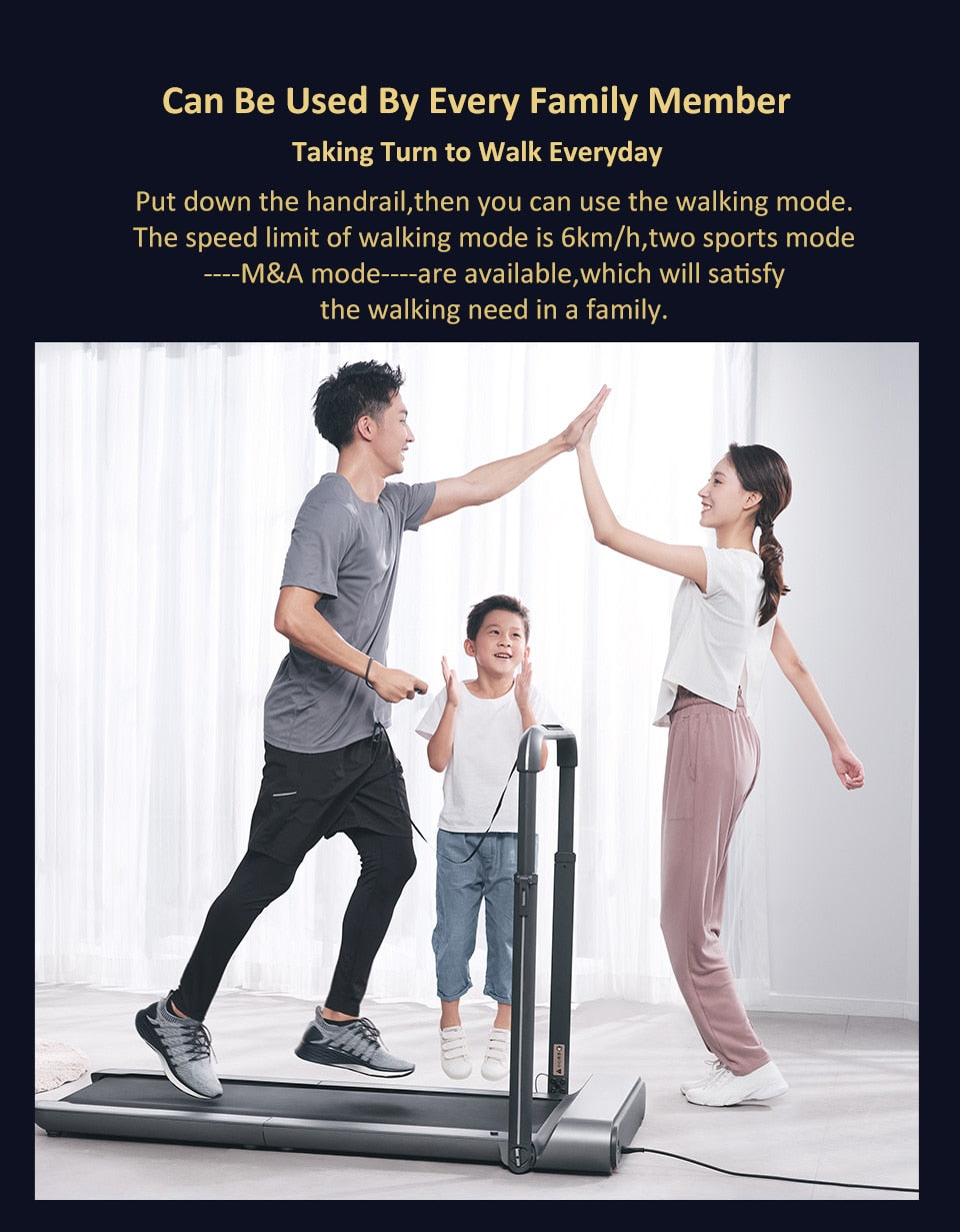 WalkingPad R1 Pro Foldable Treadmill Speed 0.5-10Km/H Running & Walking with handrail (Xiaomi) - Thehealthyrush