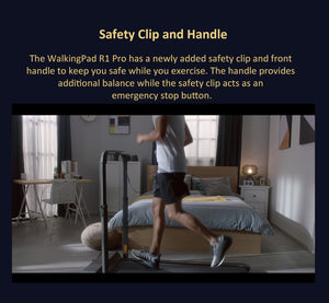 WalkingPad R1 Pro Foldable Treadmill Speed 0.5-10Km/H Running & Walking with handrail (Xiaomi) - Thehealthyrush