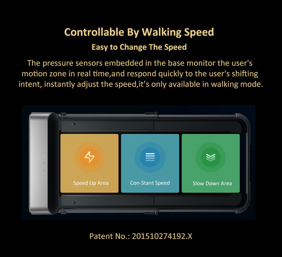 WalkingPad R1 Pro Foldable Treadmill Speed 0.5-10Km/H Running & Walking with handrail (Xiaomi) - Thehealthyrush